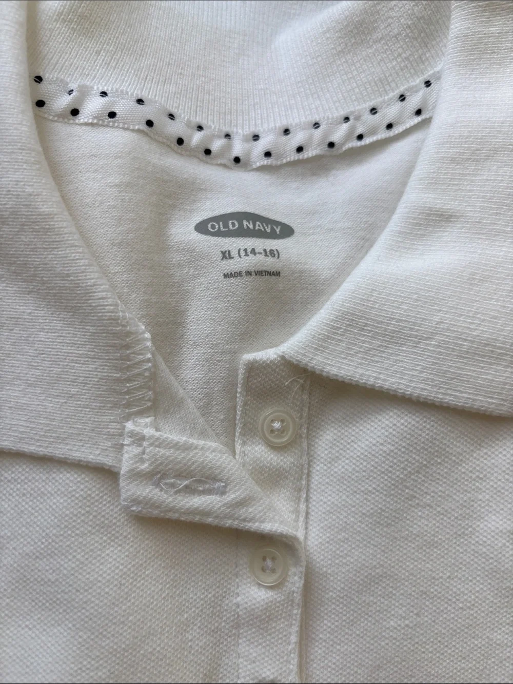 NWT Old Navy Girls Khaki Tan and Navy Button-Front Skorts and Polos 4 WHT 1 Navy